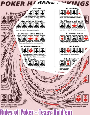 Poker straight rules