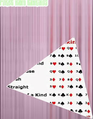 Straight poker hands