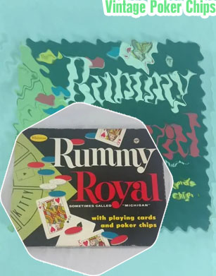 Vintage poker chips for sale
